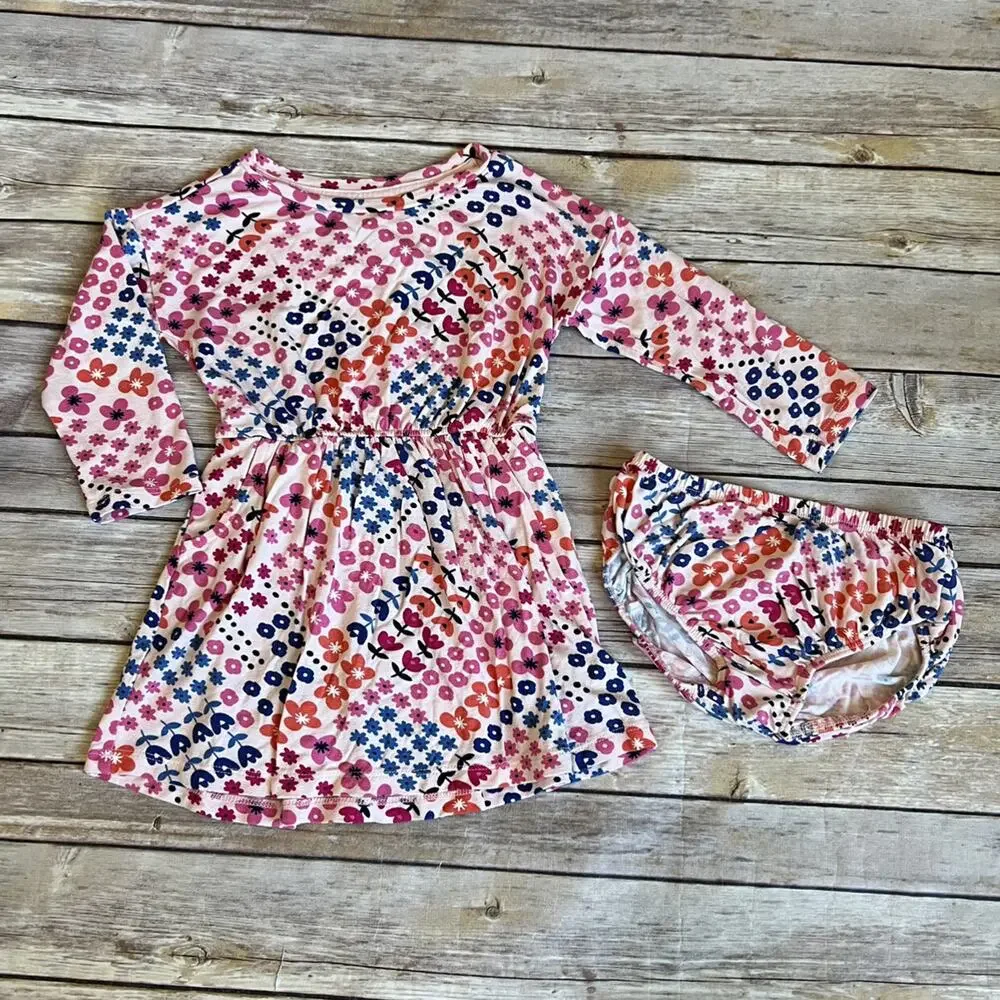 Gymboree Floral Dress & Bloomers